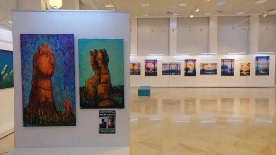 Mustafa Düzgün ve Hüseyin Düzgün, eserleriyle Maltepe'de buluştu