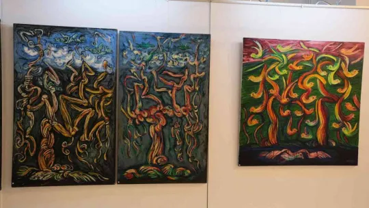 Mustafa Düzgün ve Hüseyin Düzgün, eserleriyle Maltepe'de buluştu