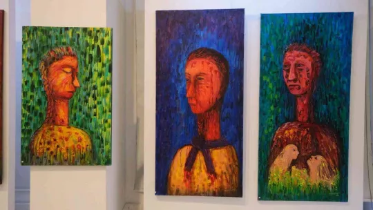 Mustafa Düzgün ve Hüseyin Düzgün, eserleriyle Maltepe'de buluştu