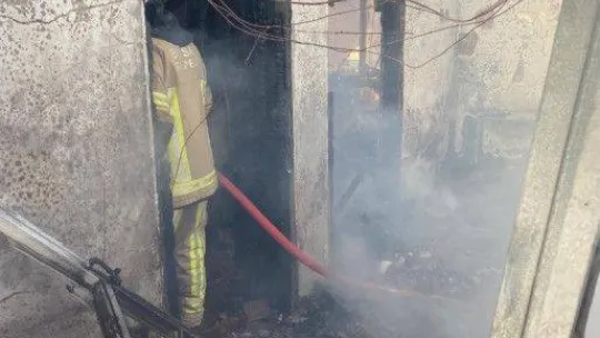 Mustafakemalpaşa'da korkutan yangın