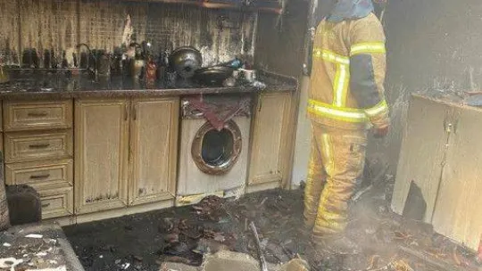 Mustafakemalpaşa'da korkutan yangın