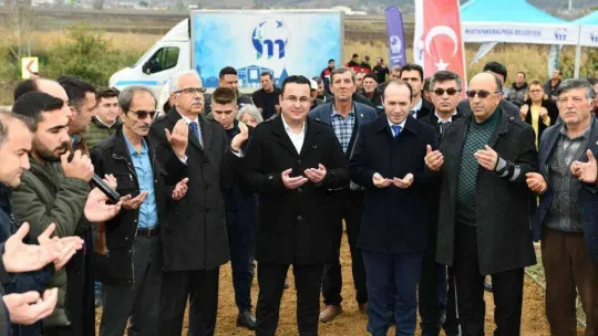 Mustafakemalpaşa'da Tıbbi Aromatik Bitki İşleme Tesisi gün sayıyor