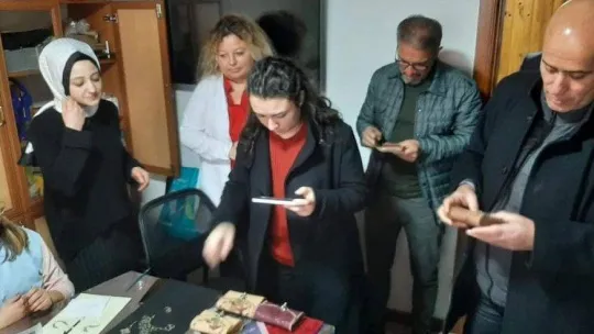 Nallıhan'da tezhip sanatı büyük ilgi görüyor