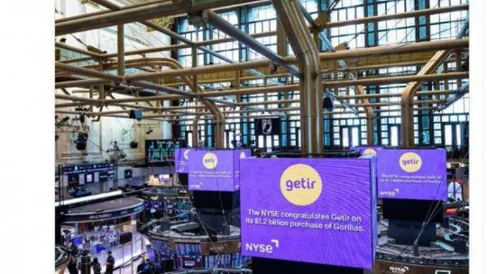 New York Borsası'ndan Getir'e tebrik