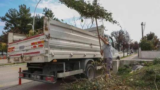 Nilüfer'de bahçe ve budama atıkları kompost oluyor