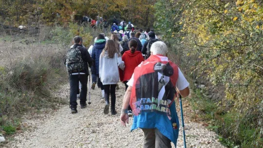 Nilüfer'de doğa yürüyüşünde Ata'yı andılar