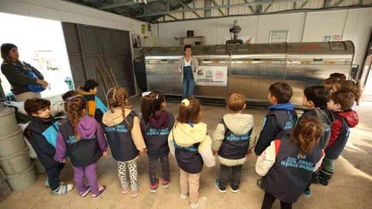 Nilüfer'de geleceğin çiftçileri tarım öğreniyor