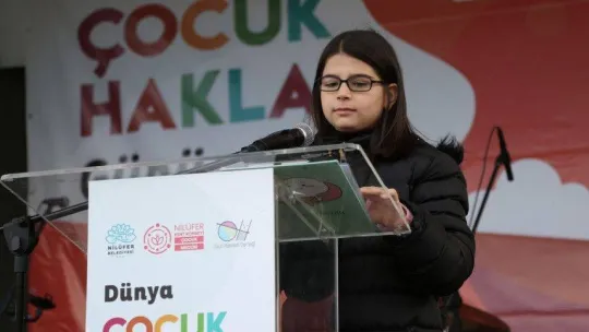 Nilüferli çocuklar, hakları için yürüdü