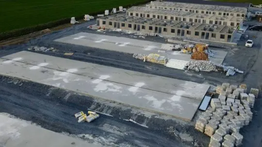 Nurdağı'nda yığma yapı, konteyner kent ve prefabrik ev çalışmaları hız kazandı