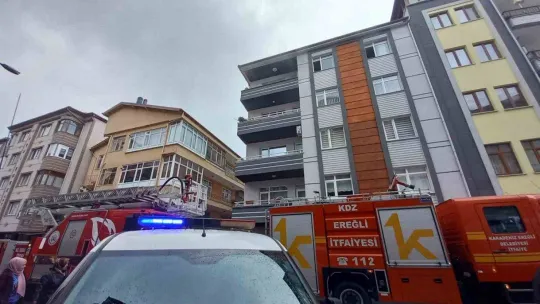 Ocakta yemek unuttu mutfak alevlere teslim oldu