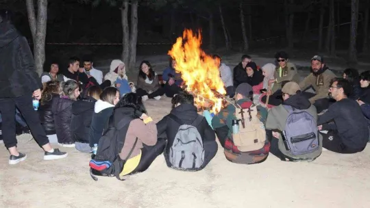 Öğrenciler Gürsu Adrenalin Park'ta stres attı