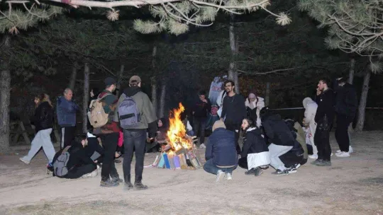 Öğrenciler Gürsu Adrenalin Park'ta stres attı