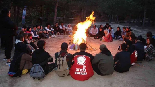 Öğrenciler Gürsu Adrenalin Park'ta stres attı