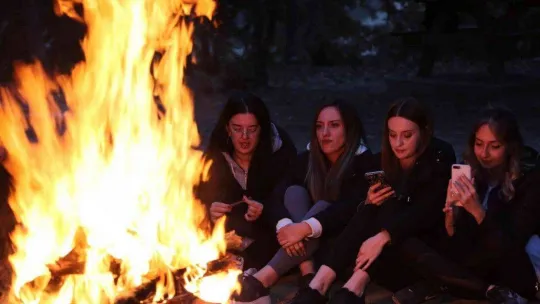 Öğrenciler Gürsu Adrenalin Park'ta stres attı