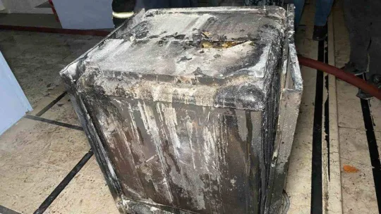 Okulun mutfağında yangın çıktı