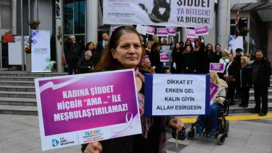 Öldürülen kadınları andılar