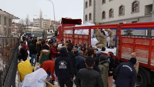 Oltu'da yardım seferberliği