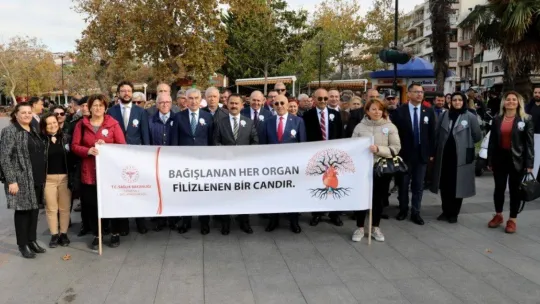 Organ Bağışı Haftası çerçevesinde yürüyüş gerçekleştirildi