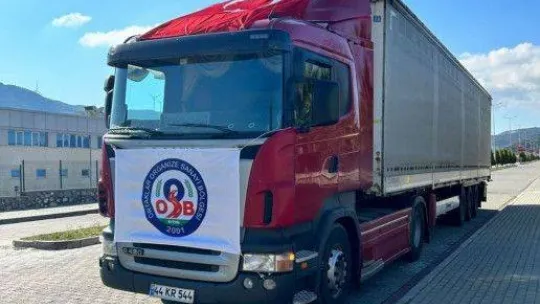 Ortaklar OSB'den Kahramanmaraş'a yardım eli