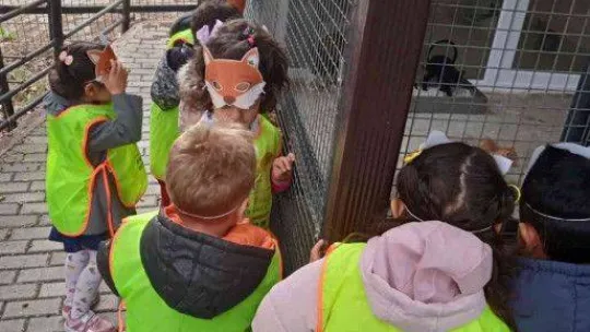 Osmangazi'de minik öğrencilerden can dostlarına ziyaret