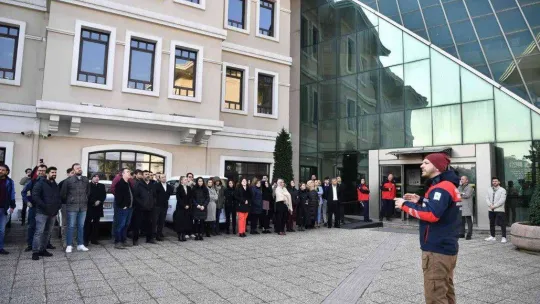 Osmangazi'den nefes kesen deprem tatbikatı