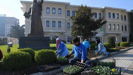 Osmangazi kış çiçekleri ile renklenecek