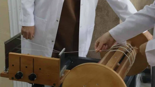 Osmanlı padişahlarının vazgeçilmezi olan 'sof kumaşı' yeniden hayat buluyor