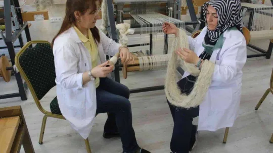 Osmanlı padişahlarının vazgeçilmezi olan 'sof kumaşı' yeniden hayat buluyor