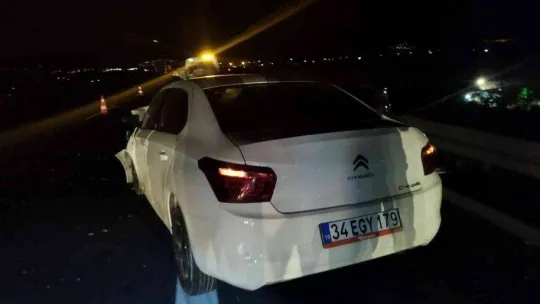 Otobanda feci kaza: 1 ölü, 3 yaralı