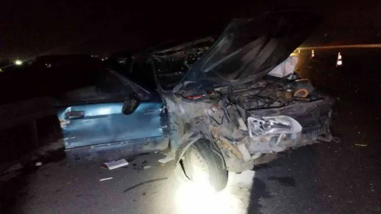 Otobanda feci kaza: 1 ölü, 3 yaralı