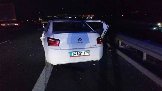 Otobanda feci kaza: 1 ölü, 3 yaralı