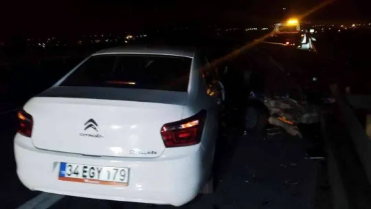 Otobanda feci kaza: 1 ölü, 3 yaralı