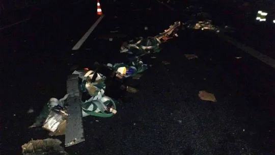 Otobanda inanılmaz ölüm