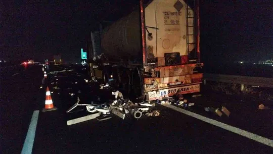 Otobanda inanılmaz ölüm