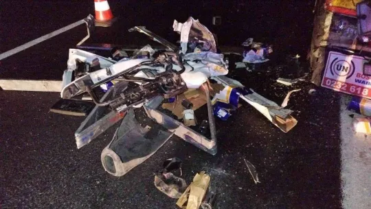 Otobanda inanılmaz ölüm