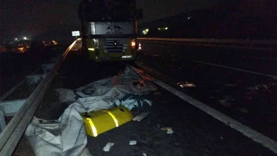 Otobanda inanılmaz ölüm