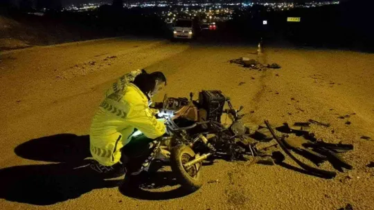 Otomobil ile çarpışan bisikletin sürücüsü ağır yaralandı