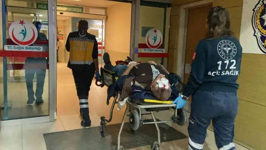 Otomobil ile çarpışan bisikletin sürücüsü ağır yaralandı