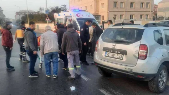 Otomobil ile elektrikli bisiklet çarpıştı: 1 yaralı