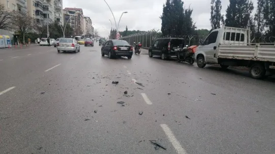 Otomobil ile motosiklet kafa kafaya çarpıştı: 1 ağır yaralı