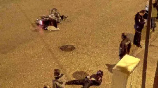 Otomobil ile motosikletin karıştığı kazada 1 kişi yaralandı