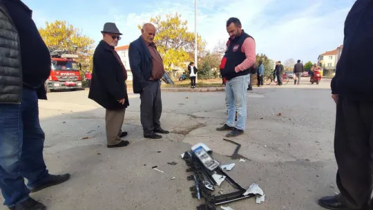 Otomobil su kanalına uçtu