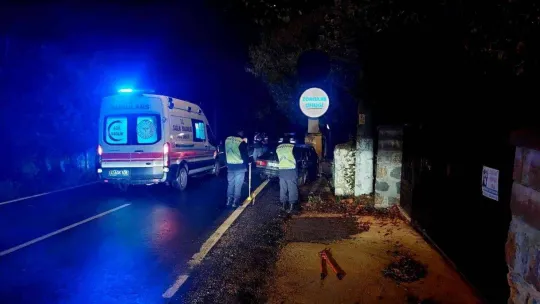 Otomobil yoldan çıkıp duvara çarptı: 1 ölü, 1 yaralı