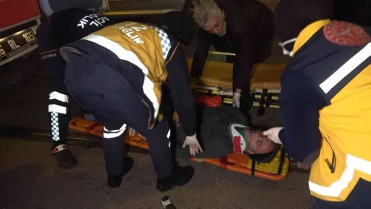 Otomobilin çarptığı yaya metrelerce sürüklendi, olay yerinden kaçan sürücü 1 saat sonra teslim oldu