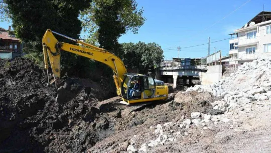 Ovaakça'da taşkın riski ortadan kalkıyor