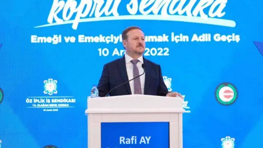 Öz İplik İş Sendikası Genel Başkanı Ay güven tazeledi