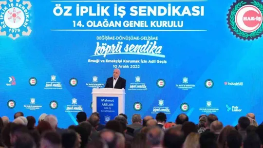 Öz İplik İş Sendikası Genel Başkanı Ay güven tazeledi
