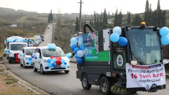 Öz kaynaklarla 16 yeni hizmet aracı