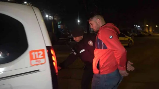 (Özel) Babasının otomobiliyle kaçarken kaza yaptı, ehliyetsiz yakalandı