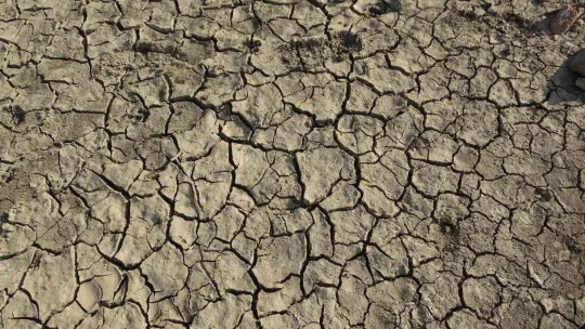 (Özel) Bursa'da kuraklık alarmı....Tamamen kurudu, havadan böyle görüntülendi